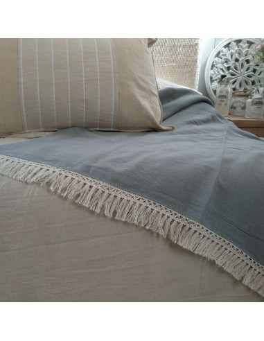 Manta Delhi Gasa Reversible & Flecos