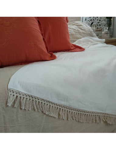 Manta Delhi Gasa Reversible & Flecos