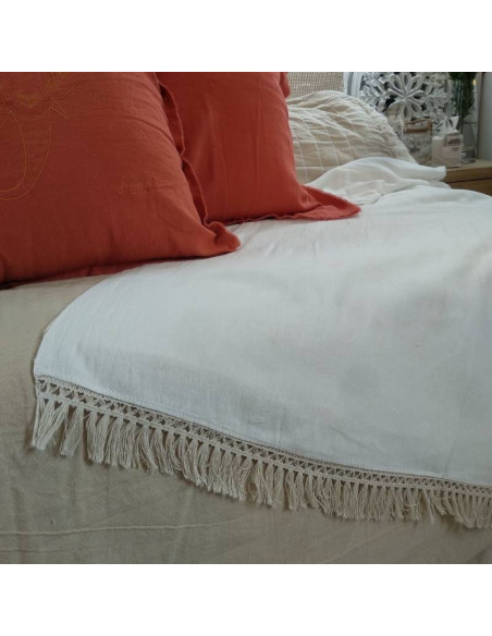 Manta Delhi Gasa Reversible & Flecos