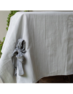 Mantel de Tusor con Lazos Esquinero