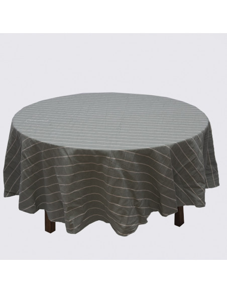 Mantel de Tusor Rayas