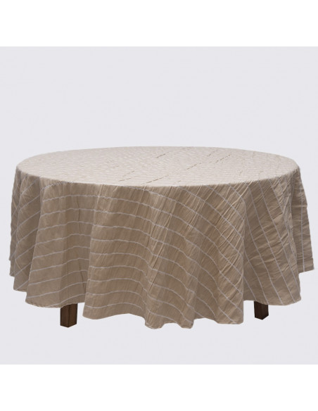 Mantel de Tusor Rayas