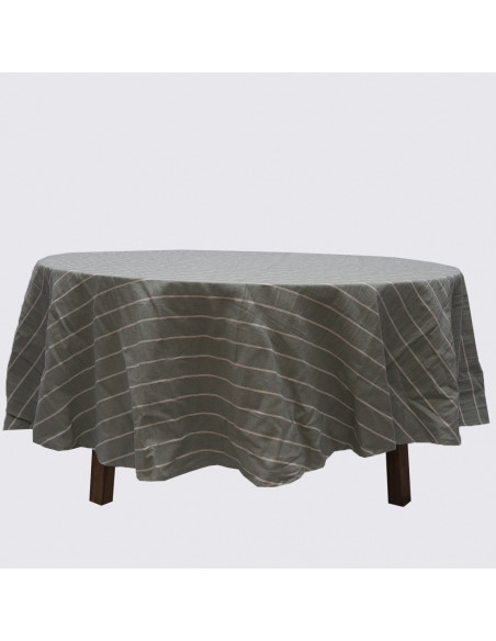 Mantel de Tusor Rayas