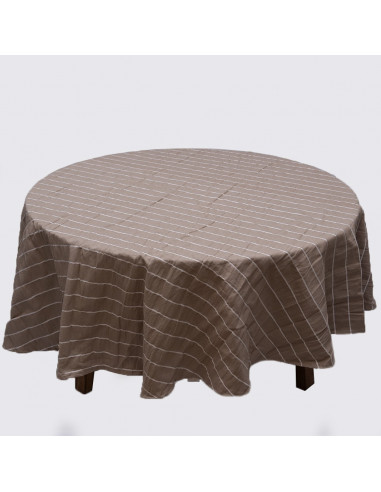 Mantel de Tusor Rayas