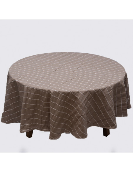 Mantel de Tusor Rayas