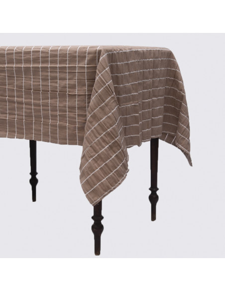 Mantel de Tusor Rayas