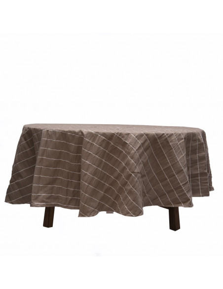 Mantel de Tusor Rayas