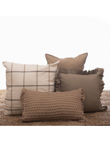 Promo PACK COLOR & TEXTURA x 5 ALMOHADONES