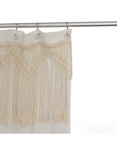 Cortina de Baño - Macramé Alisos