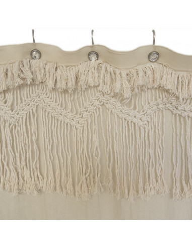 Cortina de Baño - Macramé Alisos