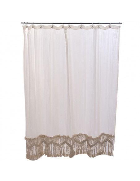 Cortina de Baño -  Alisos Macramé Inferior