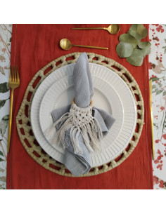 Servilletero Macramé x 4