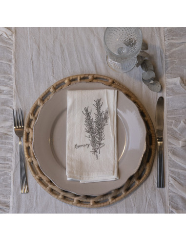 Servilletas Aromáticas Estampadas - x 4