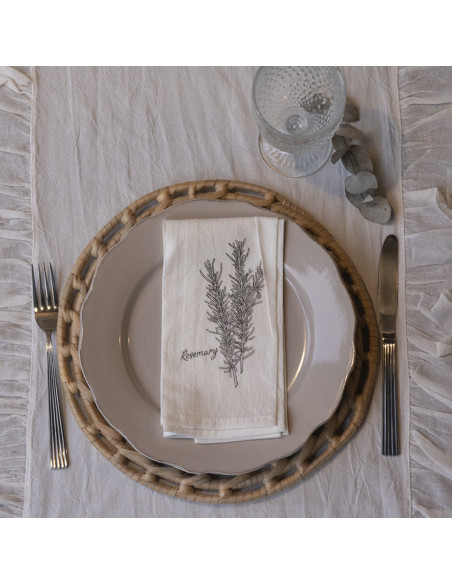 Servilletas Aromáticas Estampadas - x 4