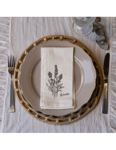 Servilletas Aromáticas Estampadas - x 4