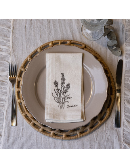 Servilletas Aromáticas Estampadas - x 4