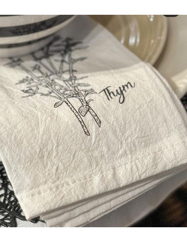 Servilletas Aromáticas Estampadas - x 4