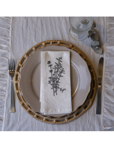 Servilletas Aromáticas Estampadas - x 4