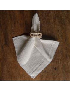 Servilletas Tusor XL Desflecada / Collareta - Pack x 4 2