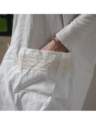 Delantal Jardinera Reversible- Tusor