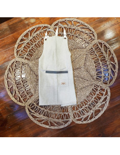 Delantal Unisex  Panamá Cuero 2