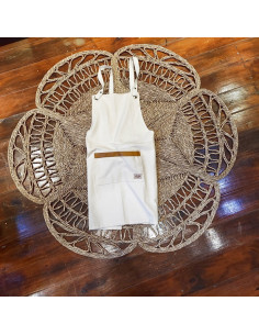 Delantal Unisex  Panamá Cuero