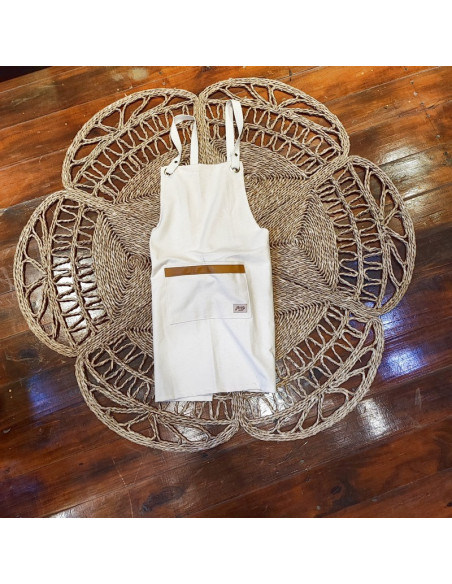 Delantal Unisex  Panamá Cuero