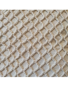 Crochet Rombos  y Flecos - Almohadón 2