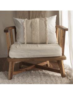 Combo Almohadones  - ARTISAN Telar Centro Lienzo Natural x2