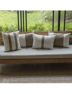 Combo Pack x 4 Almohadones Panama + Cuero - Vison 2