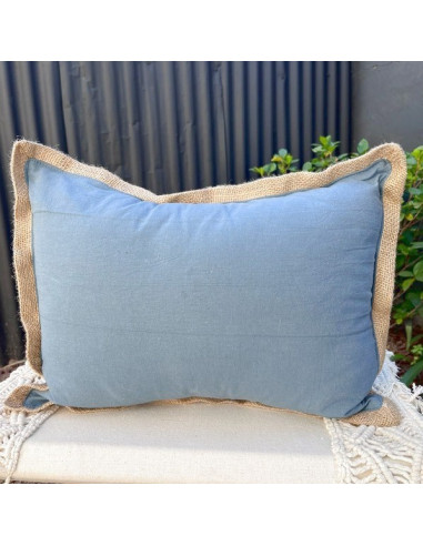 Combo Almohadones Tusor Contorno Arpillera