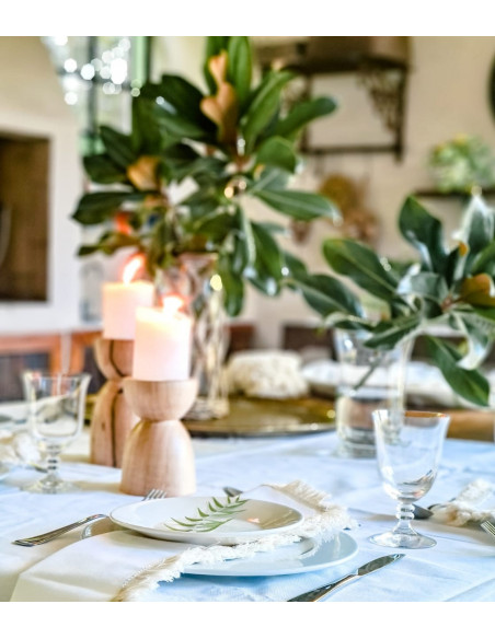 Set de 2 Porta velas - Nordic  Bajo